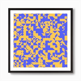 Abstract Geometric Pattern 5 Art Print