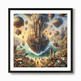 Steampunk 4 Art Print