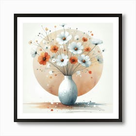 Flowers In A Vase 2 Art Print