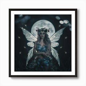 Fairy In The Forest 3 Art Print