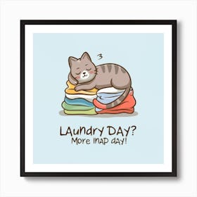 Laundry Day Art Print