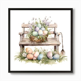 Easter Basket Art Print