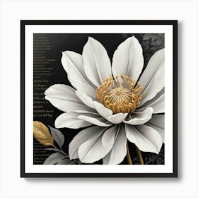 White Lotus Art Print