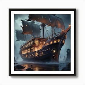 Leonardo Phoenix A Bewitchingly Haunting Gothic Temporal Trawl 2 Art Print