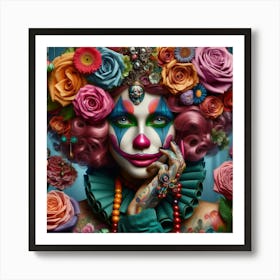 Clown 4 Art Print