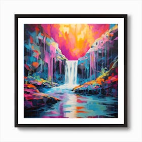 Waterfall 3 Art Print