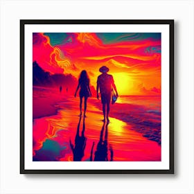 Psychedelic Painting Art Print