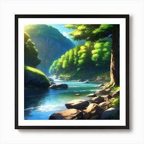 River 1 Art Print