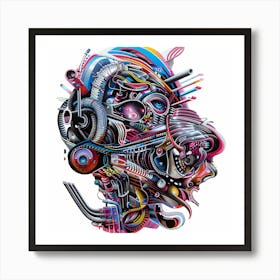 Abstract Psychedelic Art 1 Art Print