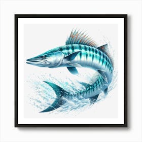 Marlin Fish Art Print