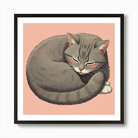 Cute Cat 1 Art Print