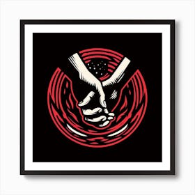 Hands Of Love Art Print