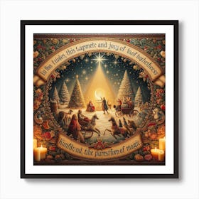 Nativity Scene Art Print