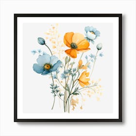 Bouquet Of Flowers 5 Art Print