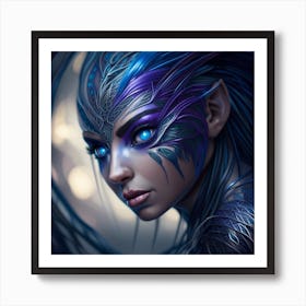 Elven Beauty Art Print