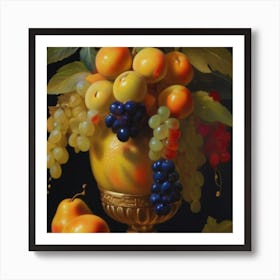 Fruit In A Vase 1 Art Print