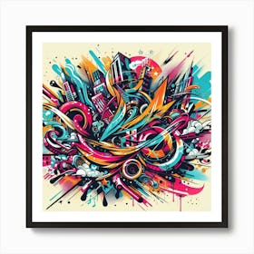 Abstract Painting 131 Art Print