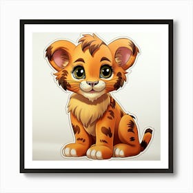 Lion Cub 51 Art Print