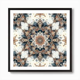 Mandala Reflection Art Print