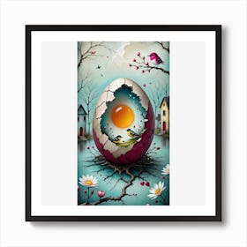 Easter Egg Art Print