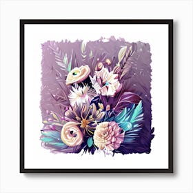 Floral Painting Art Print