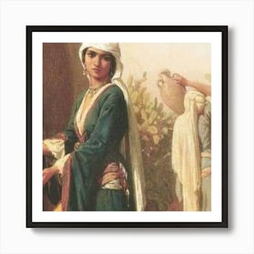 Mediterranean Woman Art Print