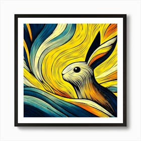 Wild Animal Illustration 196 Art Print