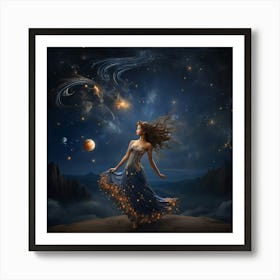 Starry Night art print Art Print