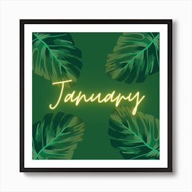 January Art Print