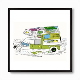 Camper Van Art Print