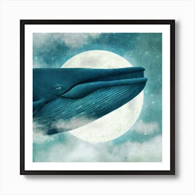 Dream Whale Option Art Print