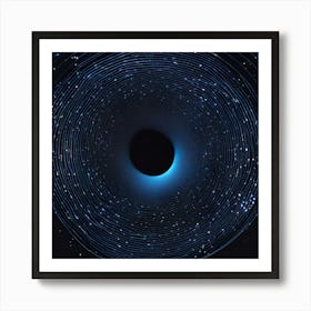 Galactic Noir Spectacle Art Print