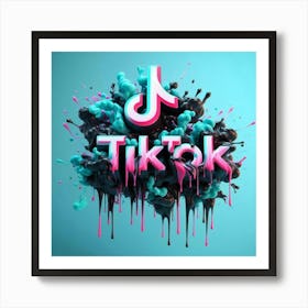 Tiktok Logo 1 Art Print