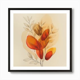 Autumn Leaves 1 Art Print