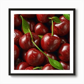 Cherry Stock Videos & Royalty-Free Footage Art Print