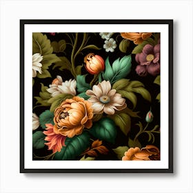 Floral Pattern Art Print