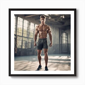 Fitness Boy Art Print