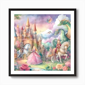 Fairytale Castle Art Print