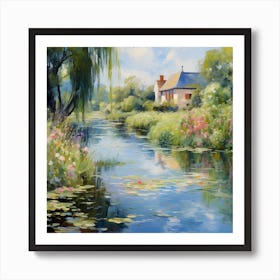 Botanic Waterside Dream Art Print