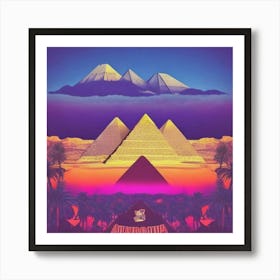 Egyptian Pyramids 2 Art Print