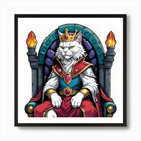 King Of Cats *Purr* Art Print