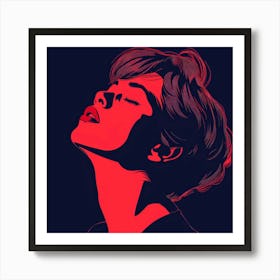 Girl With Red Hair 4 Art Print