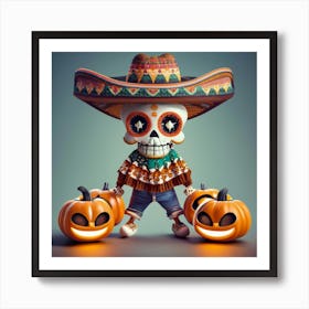 Day Of The Dead 1 Art Print