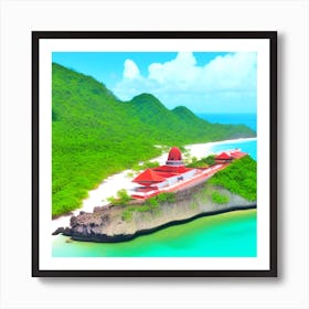 St Lucia Island 12 Art Print