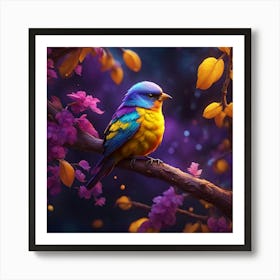 Colorful Bird 1 Art Print