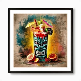 Tiki Drink 1 Art Print