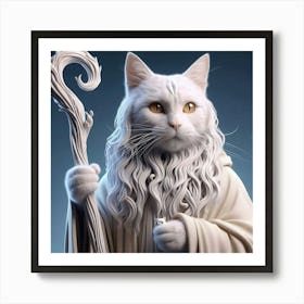 Lord Of The Rings Cat 1 Art Print