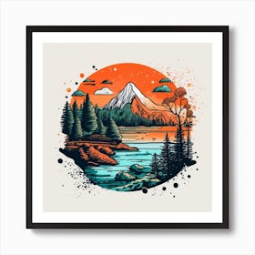 Mountain Landscape Poster