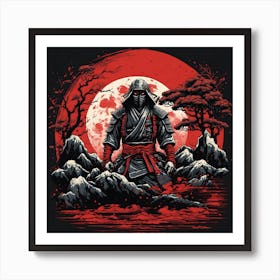 Samurai Warrior 1 Art Print