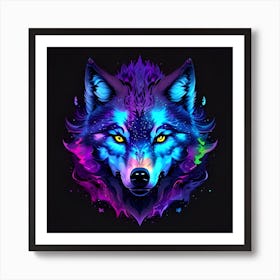 Wolf Head Art Print